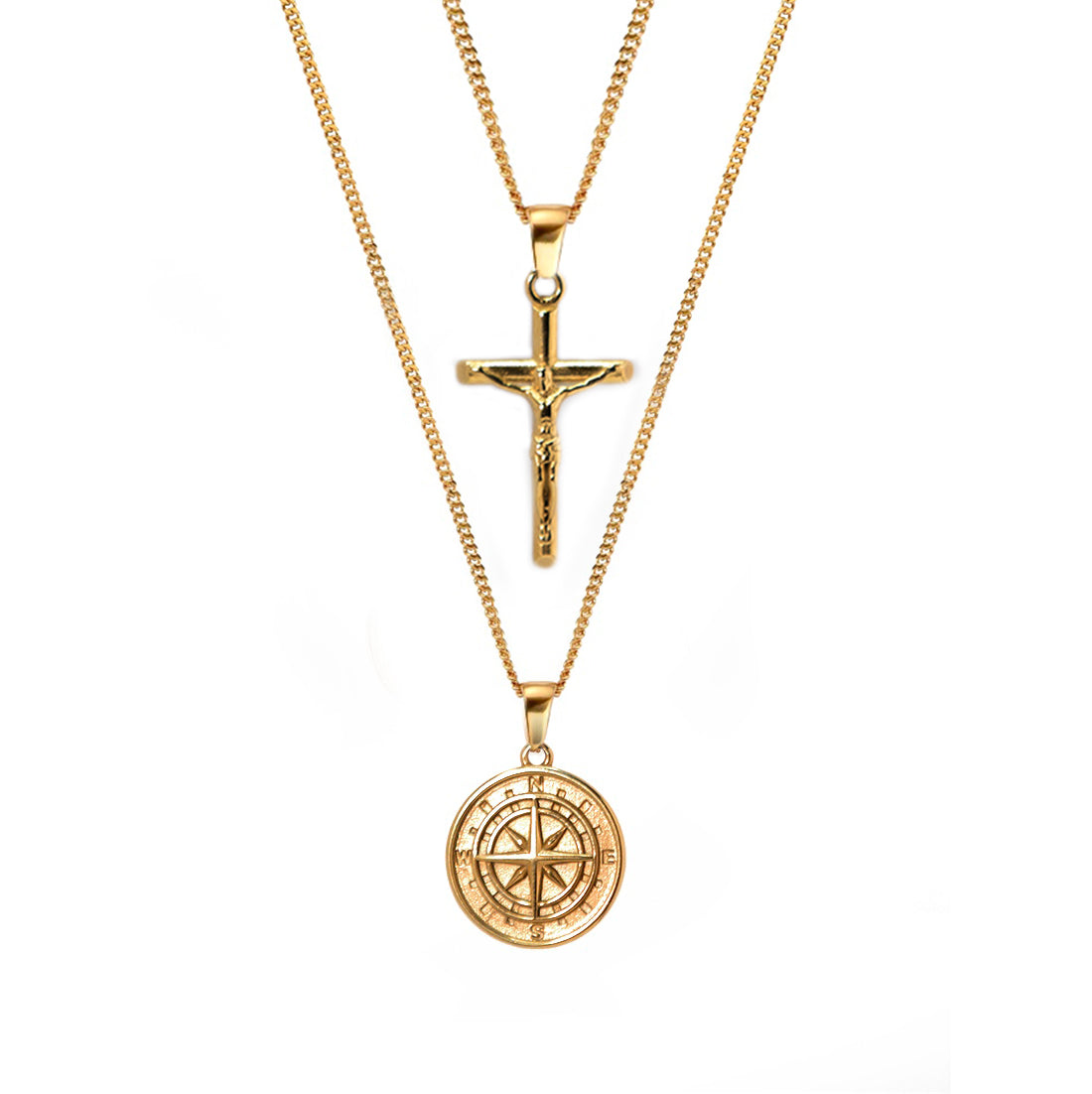 COMPASS x CRUCIFIX (GOLD)